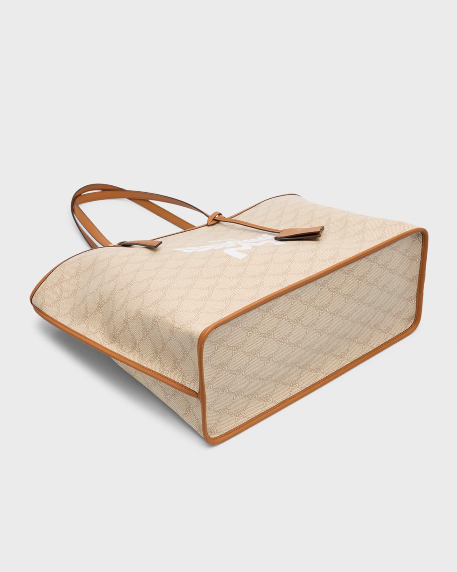 Lauretos Monogram Canvas Shopper Tote Bag Product Image