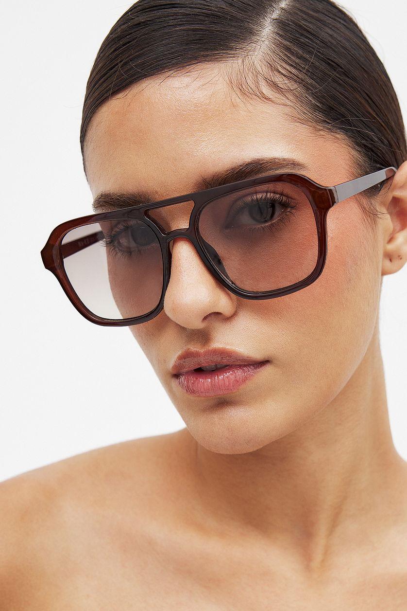 Big Retro Look Sunglasses Product Image
