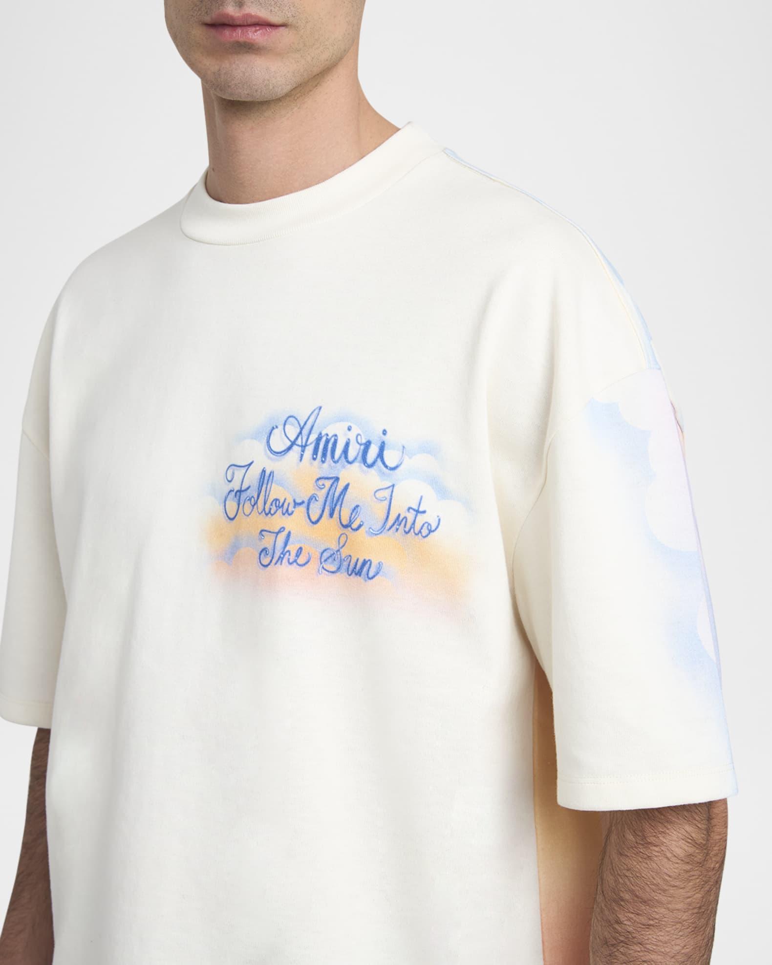 Mens Follow Me Cotton Oversized Crewneck T-Shirt Product Image