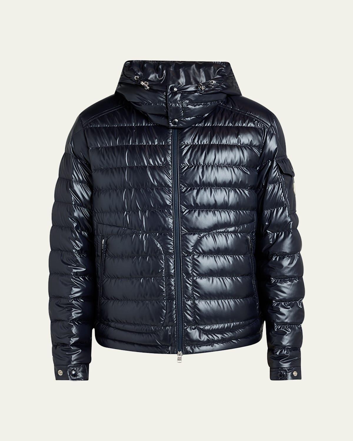 Mens Lauros Hooded Short Down Jacket Product Image