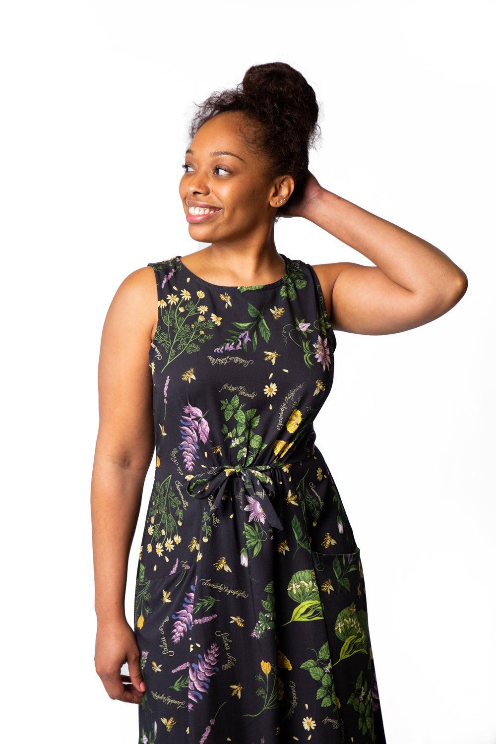 Rhiannon Dress in Nervine Ecovero Product Image