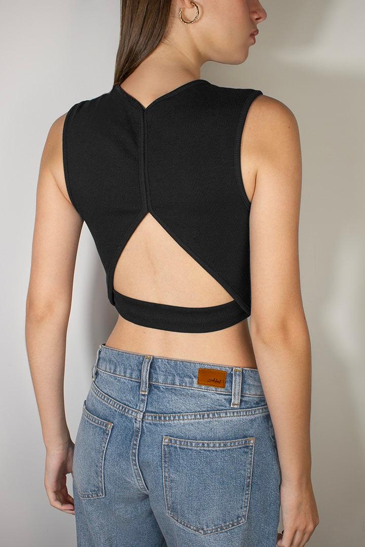 Crop top back opening Product Image