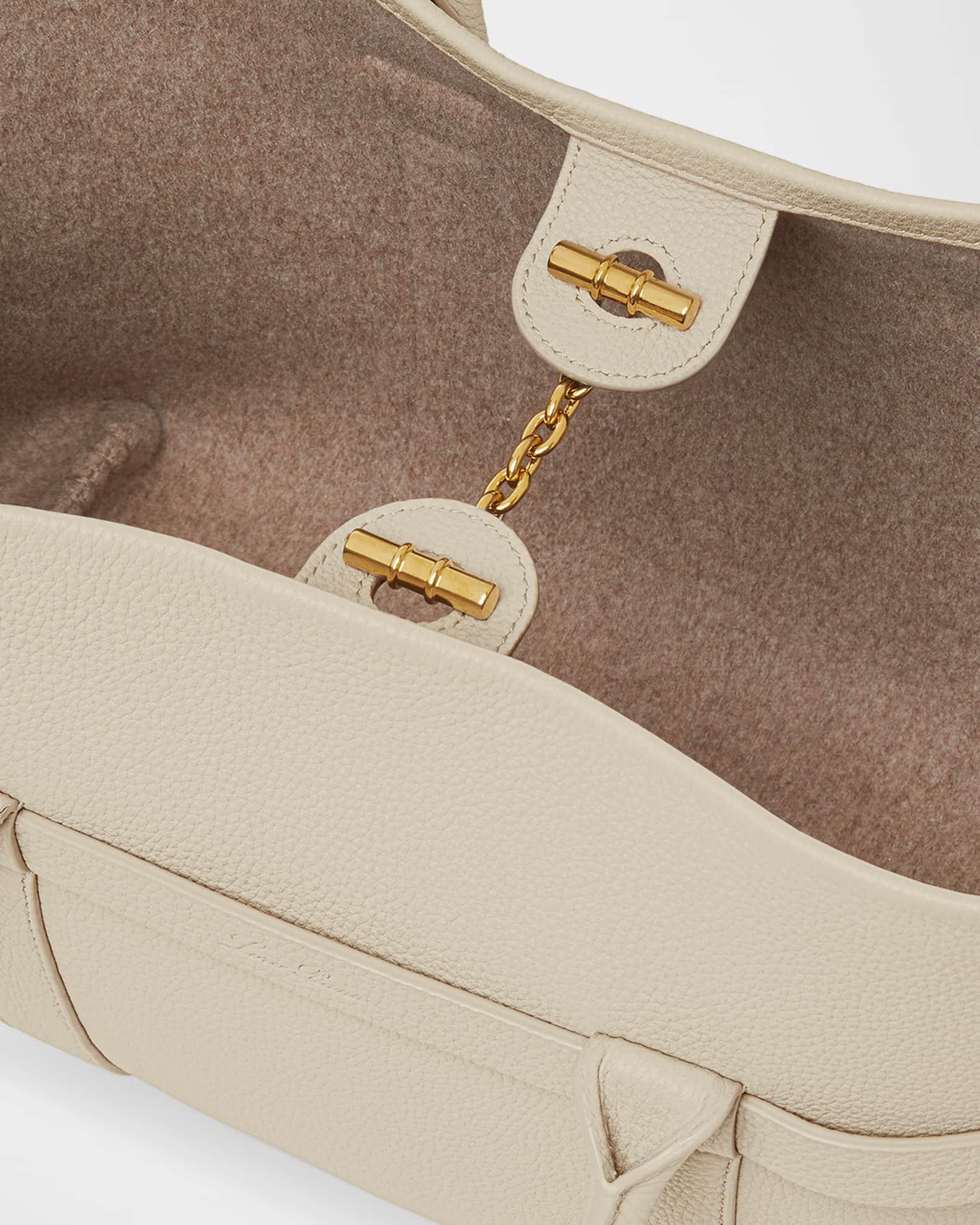 Ghiera Small Leather Shopper Tote Bag Product Image