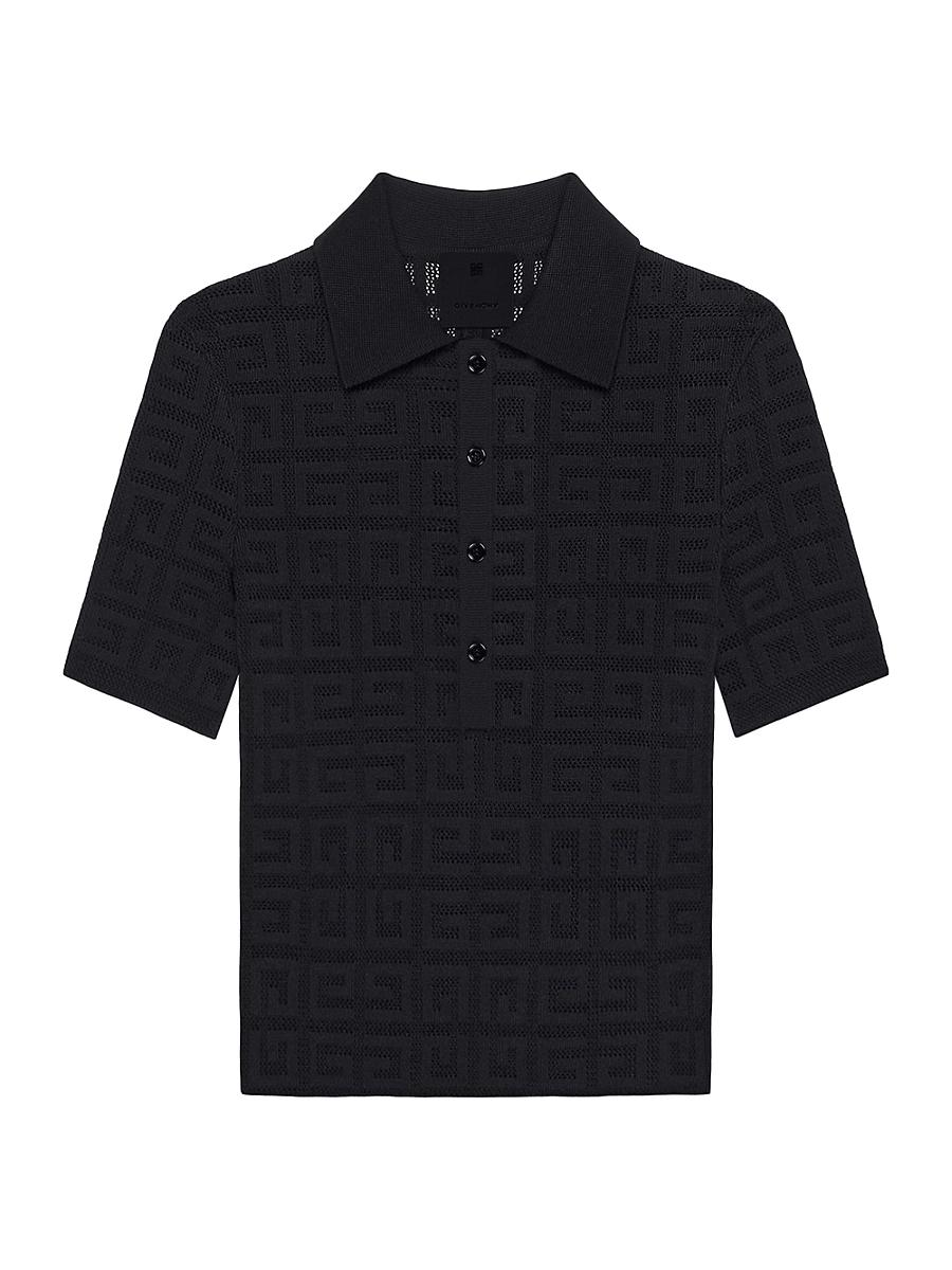 Womens Slim Fit Polo in 4G Jacquard Product Image