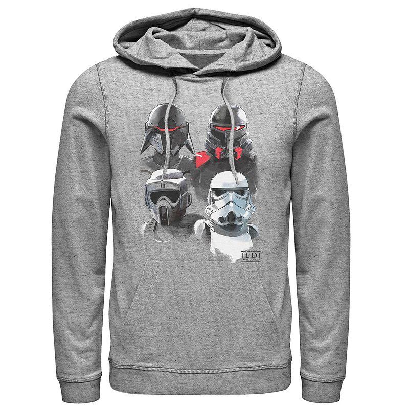 Men's Star Wars Imperial College Pullover Sweatshirt, Size: 3XL, Athletic Grey Product Image