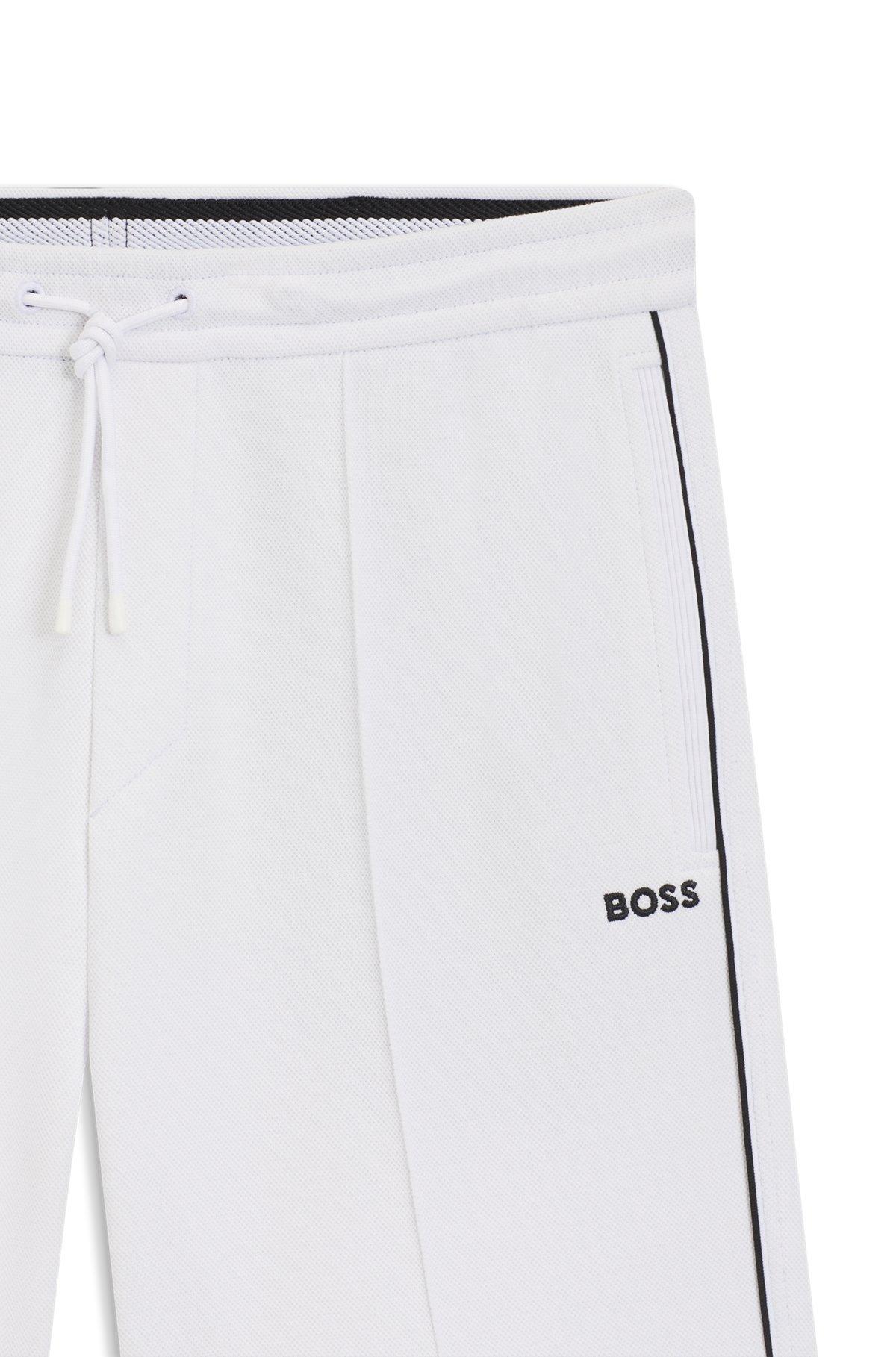 Piped-trim shorts in a cotton blend Product Image