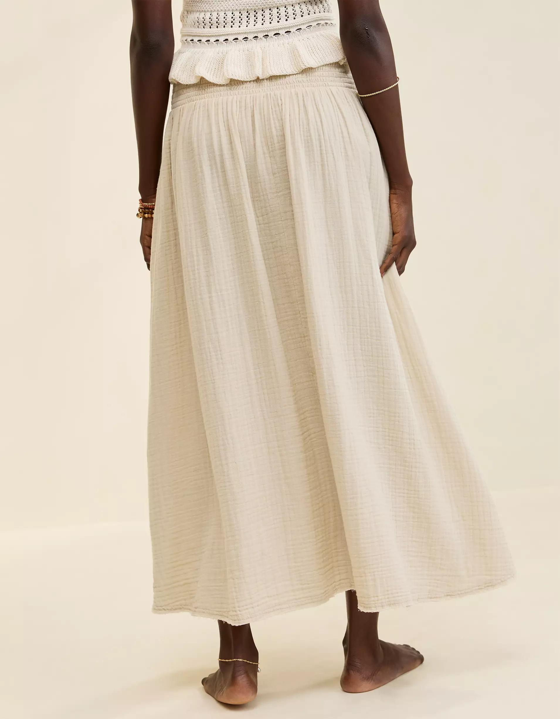 Aerie Faux Wrap Cover Up Maxi Skirt Product Image