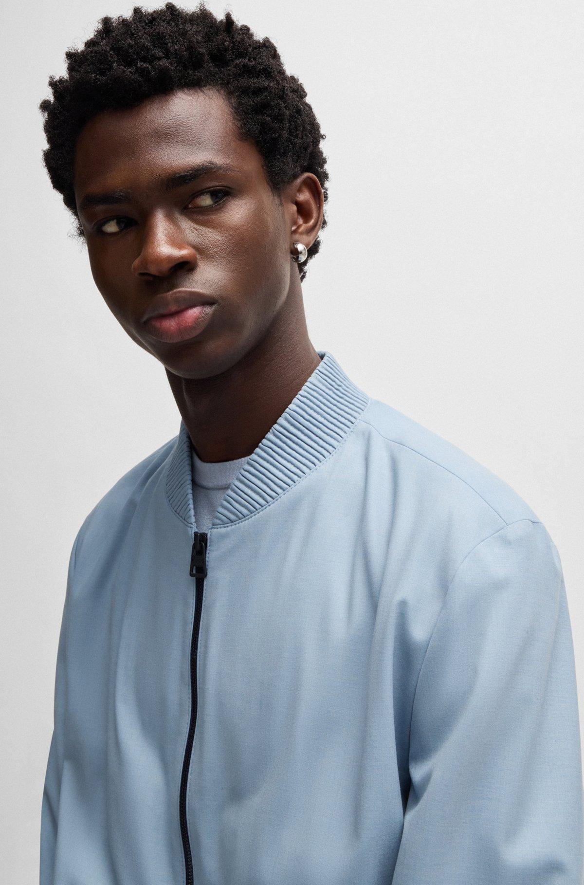 Slim-fit jacket in stretch-wool Product Image