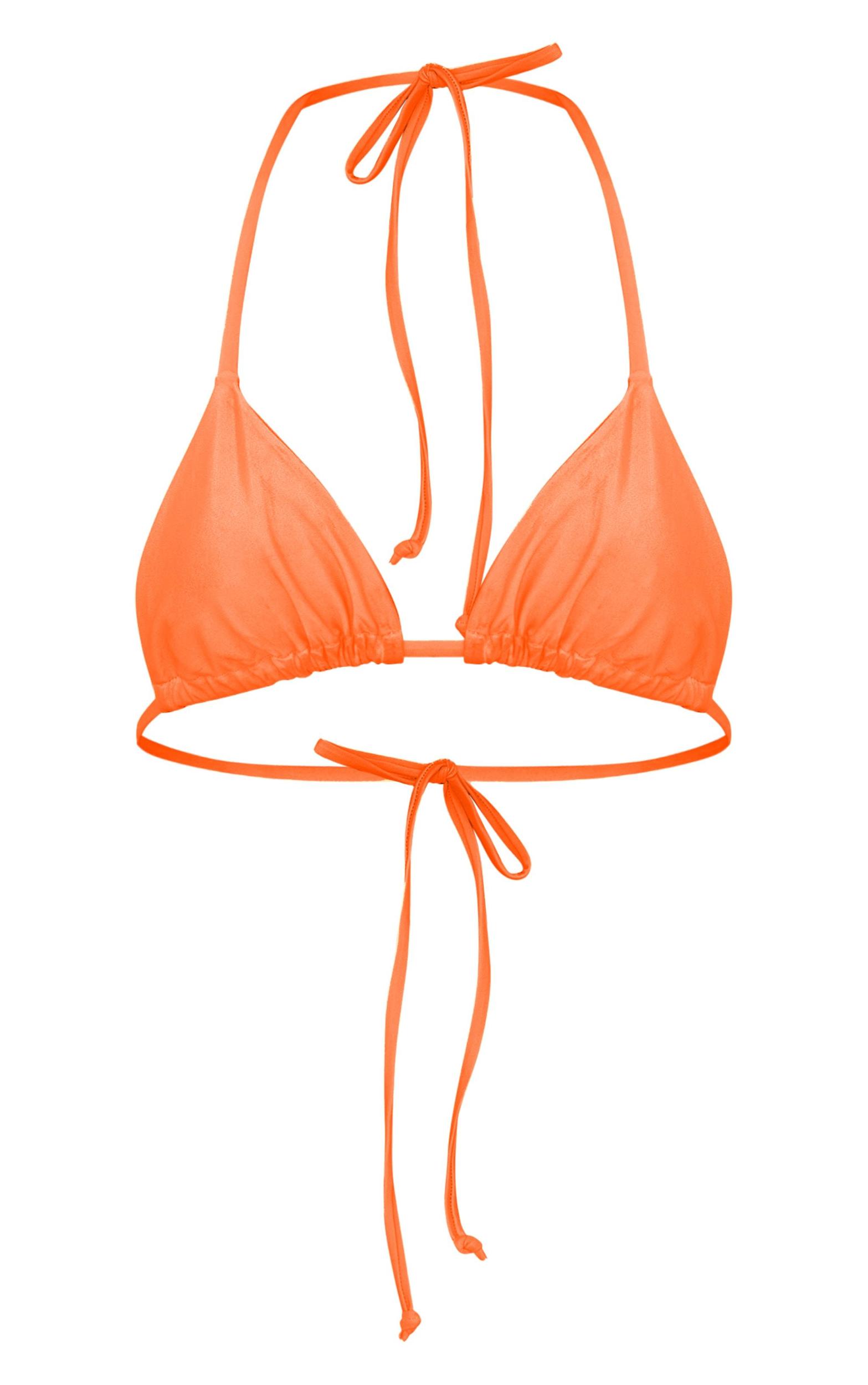 Orange Triangle Mix & Match Bikini Top Product Image