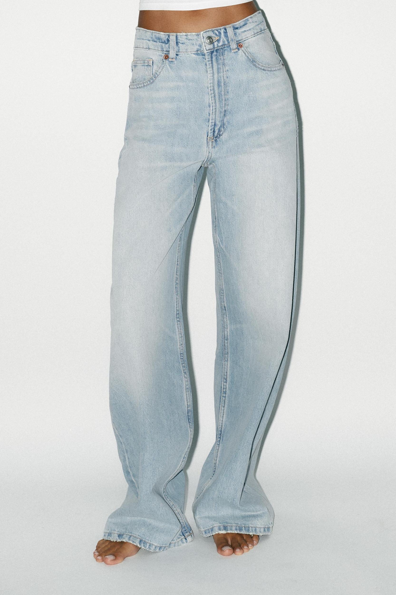 TRF HIGH WAIST EXTRA WIDE LEG JEANS Product Image