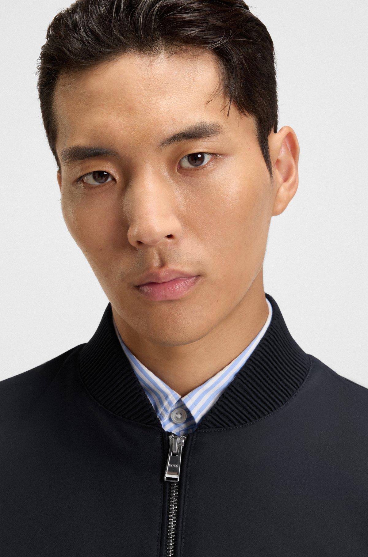 Water-repellent jacket with Double B monogram trim  Product Image