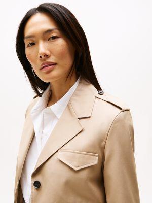 Cropped Trench Jacket Product Image