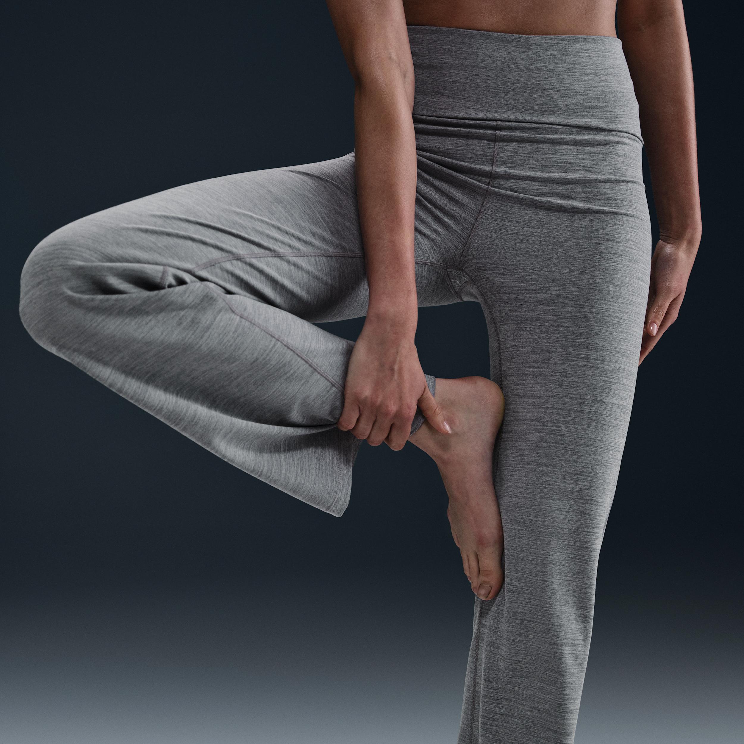 Nike Womens One Dri-FIT High-Waisted Fold-Over Pants | FV7848-084 Product Image
