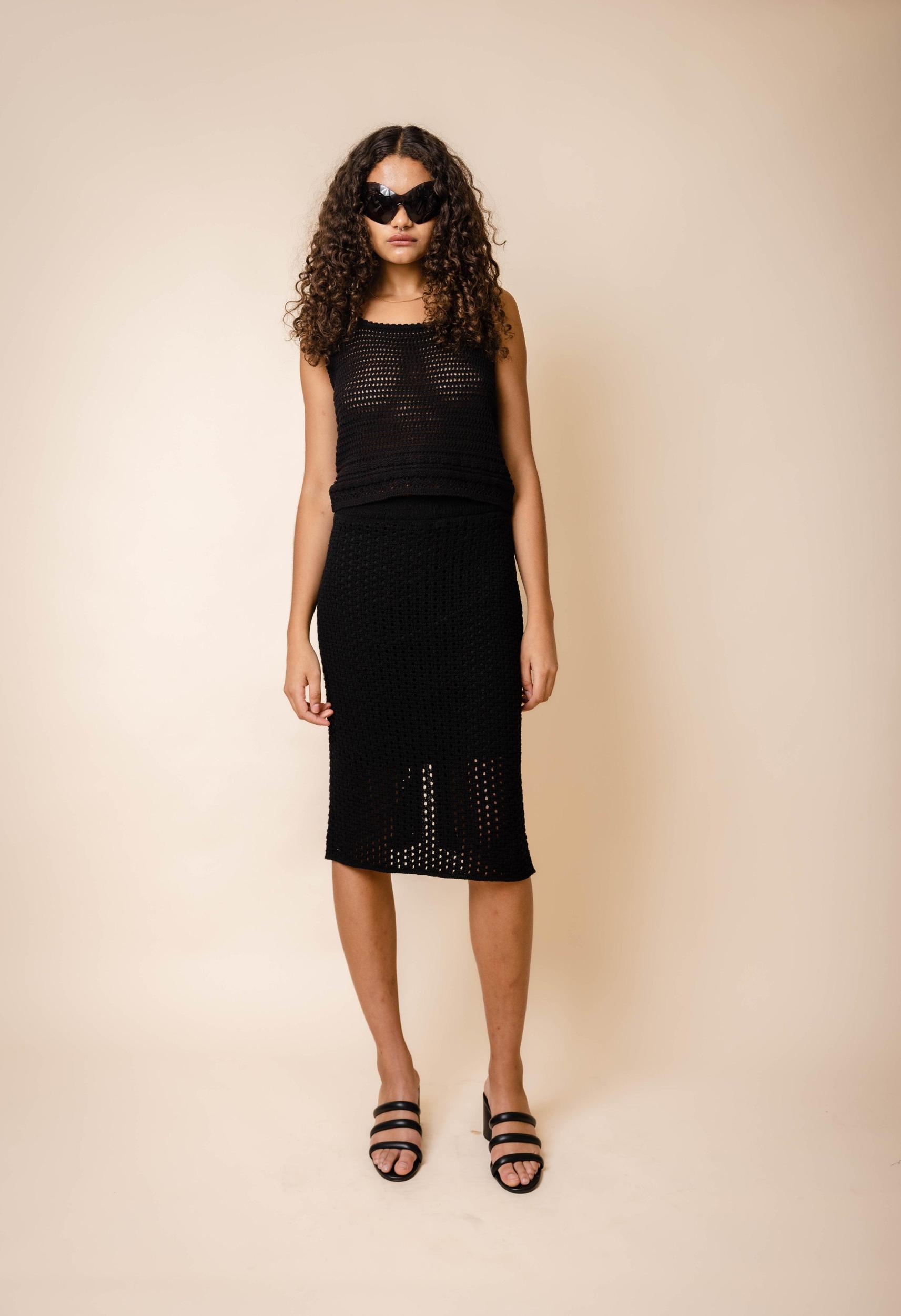 Solstice Knit Top In Black Product Image