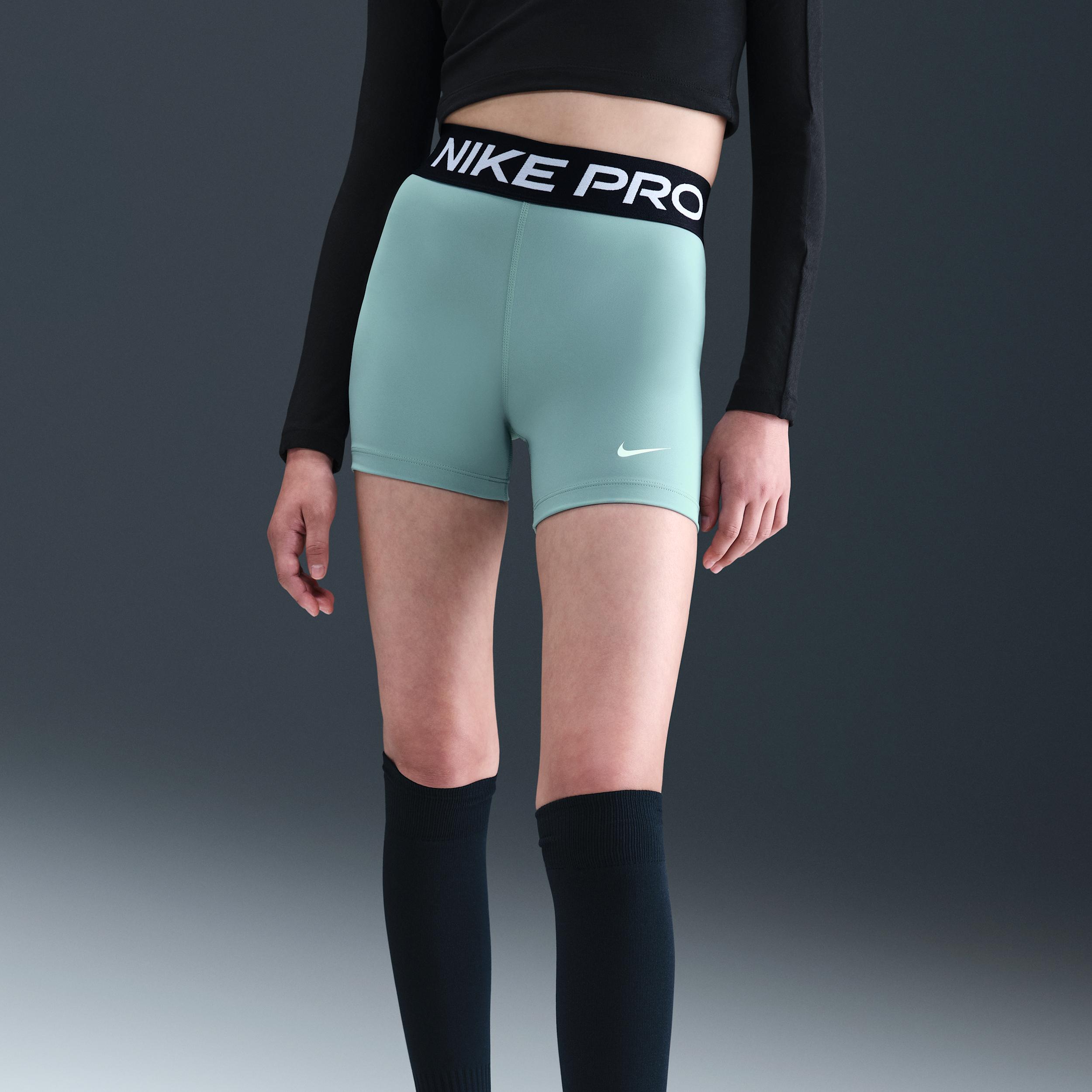 Women's Nike Pro Girls' Dri-FIT 3" Shorts Product Image