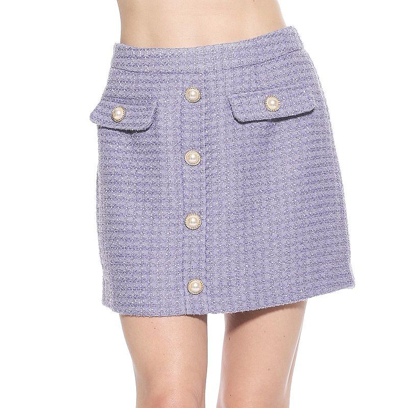 Women's ALEXIA ADMOR Wrenley Classic Tweed Mini Skirt,  Product Image
