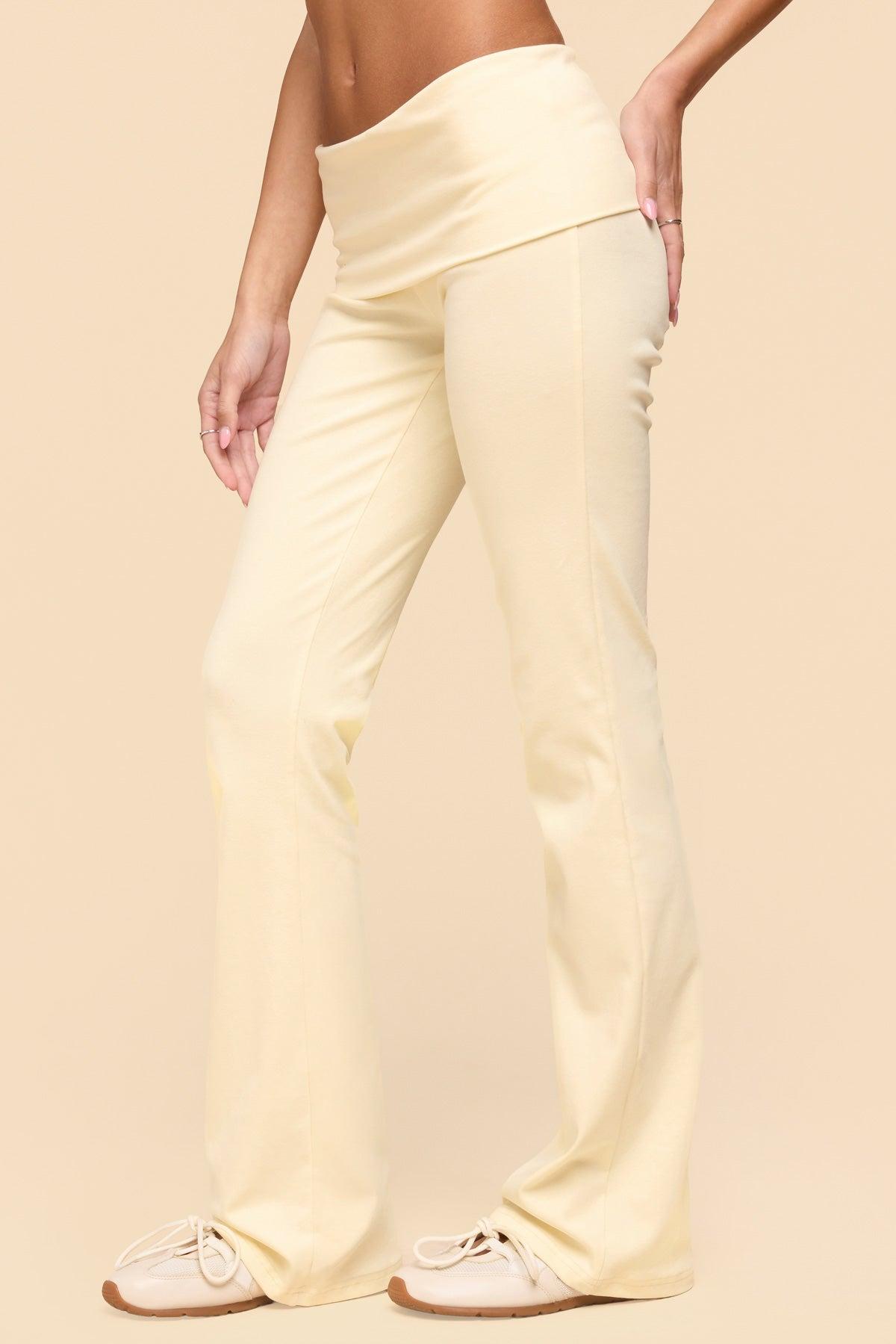 Ivanne Foldover Flared Pants Product Image