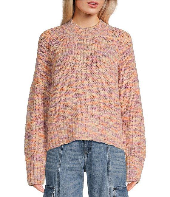 Rip Curl Relaxed Beach Party Long Sleeve Slub Wool Blend Sweater Product Image