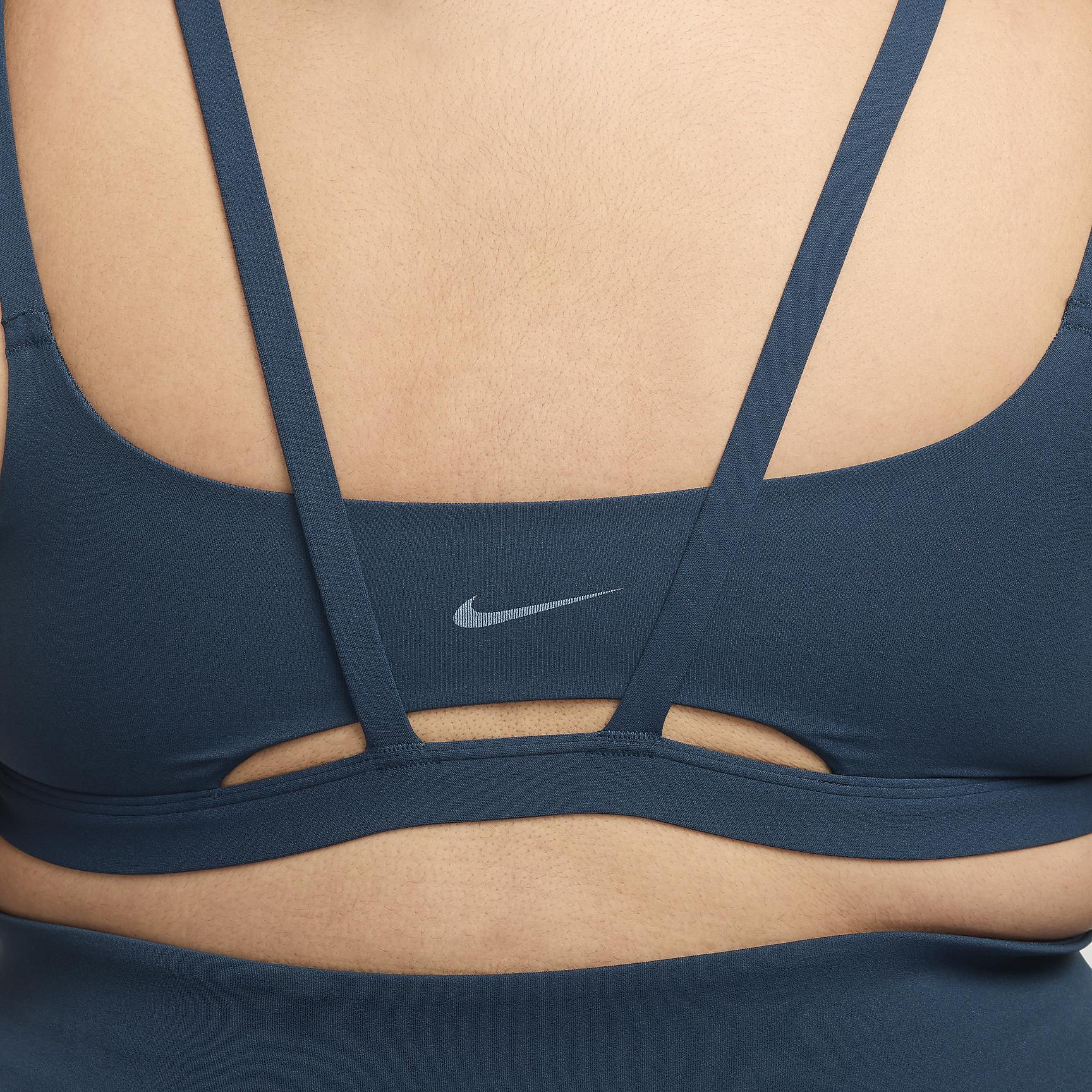 Nike Womens Zenvy Strappy Light-Support Padded Sports Bra (Plus Size) | DQ2810-478 Product Image