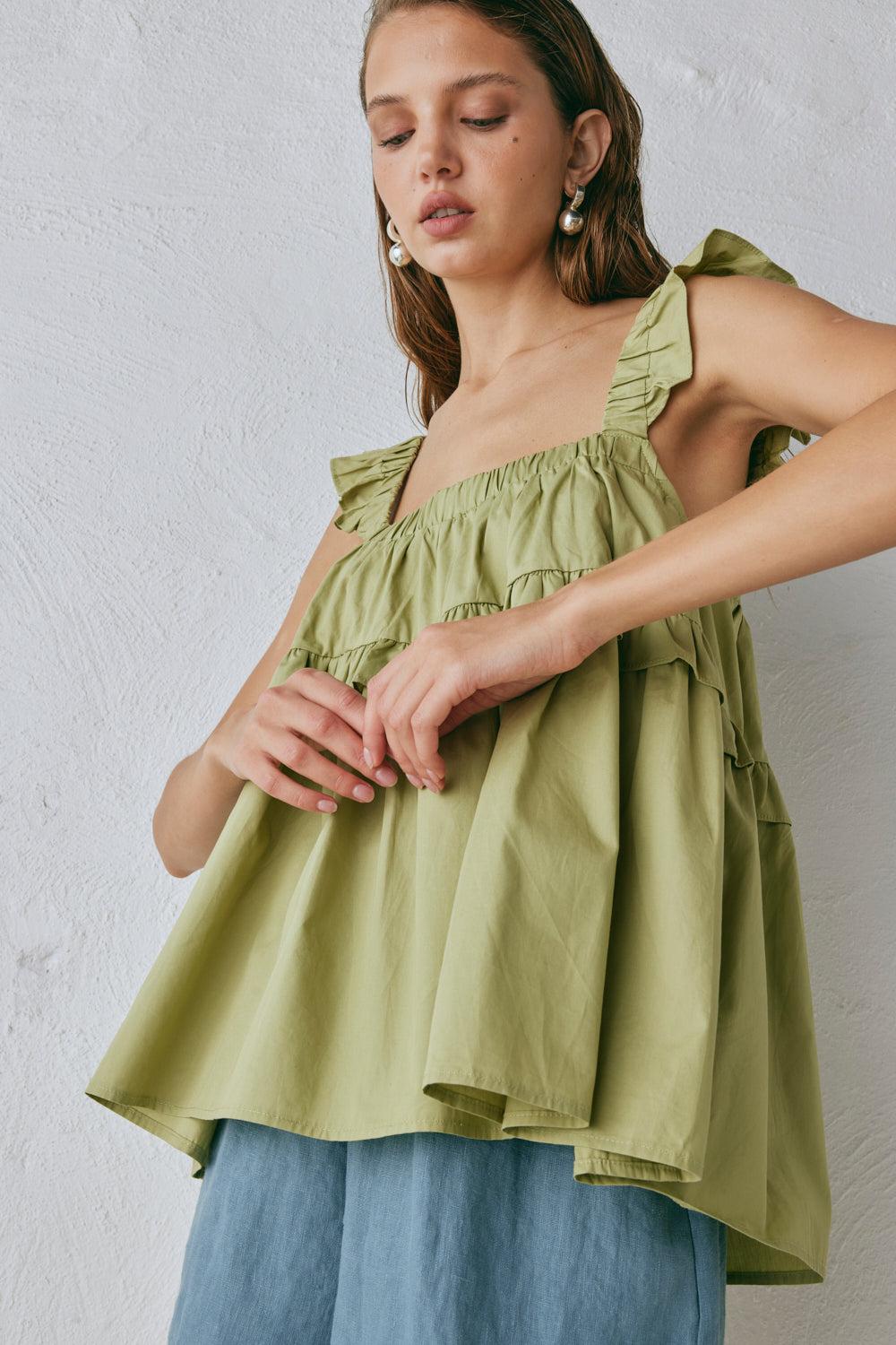 Rossana Top Aloe Product Image