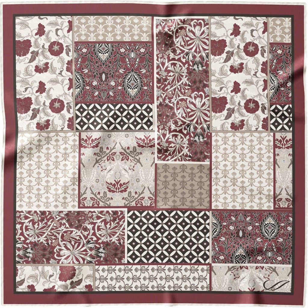 Elizabetta Napoli - Hand Rolled Silk Neckerchief for Men in Maroon at Nordstrom Product Image