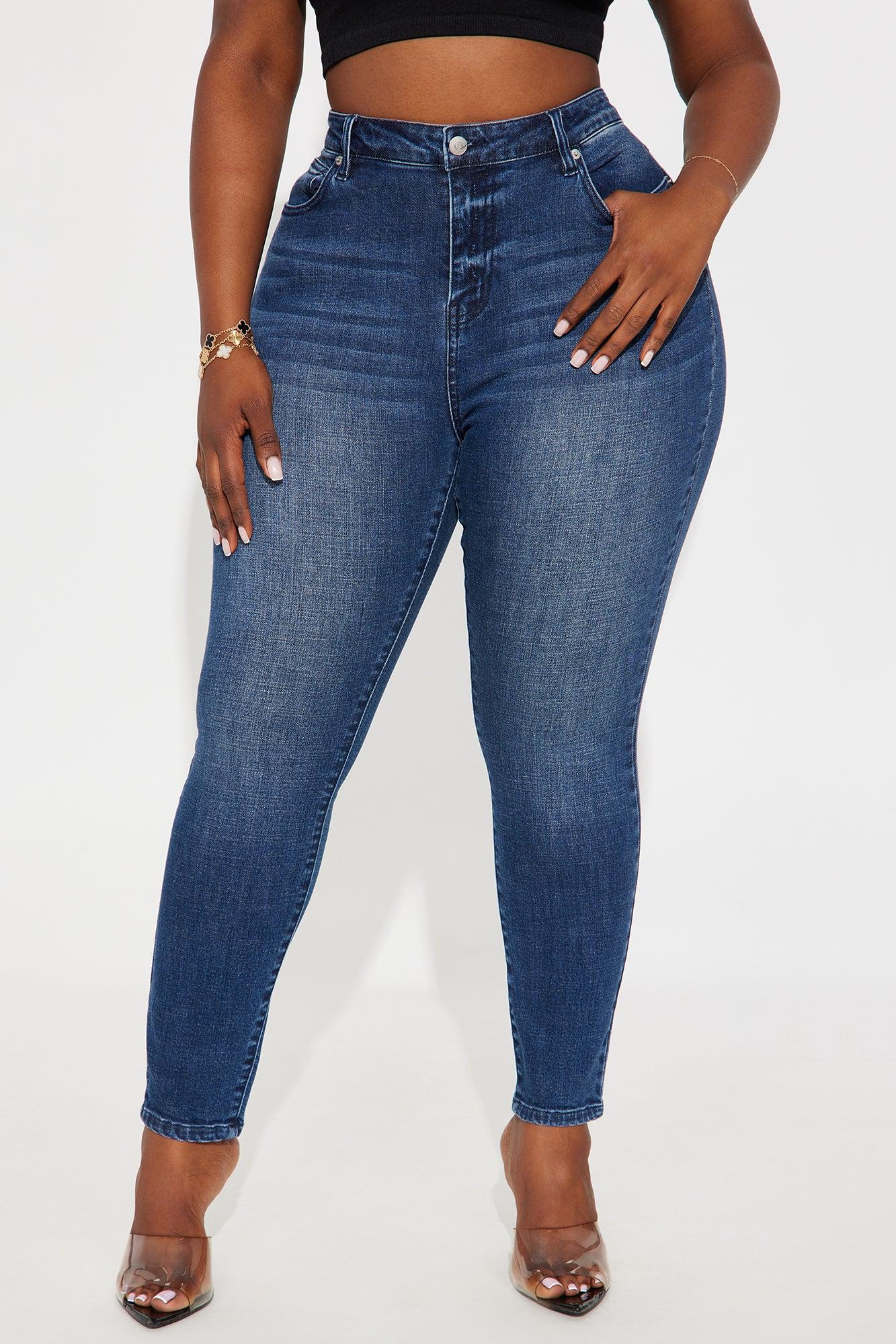 Top Notch High Rise Skinny Jeans - Dark Wash Female Product Image