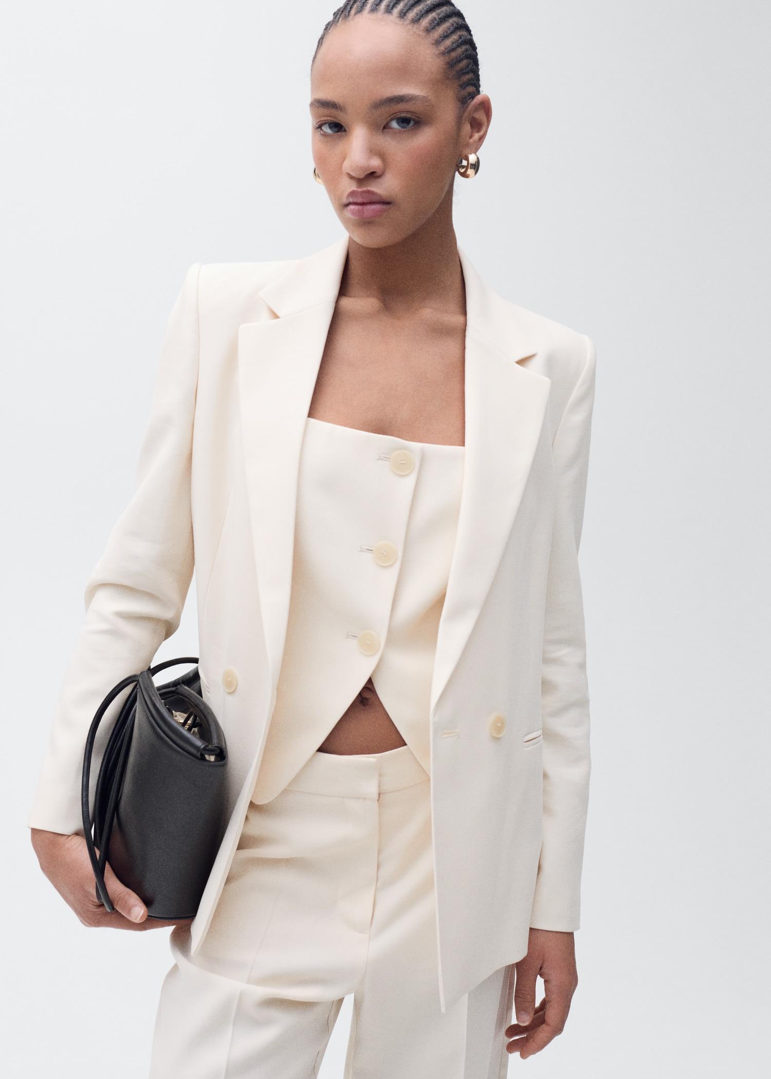 Straight suit trousers - Women | MANGO USA Product Image