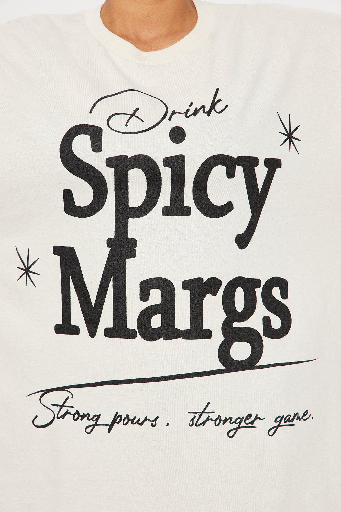 Spicy Margs Szn Oversized Tee - Natural Product Image