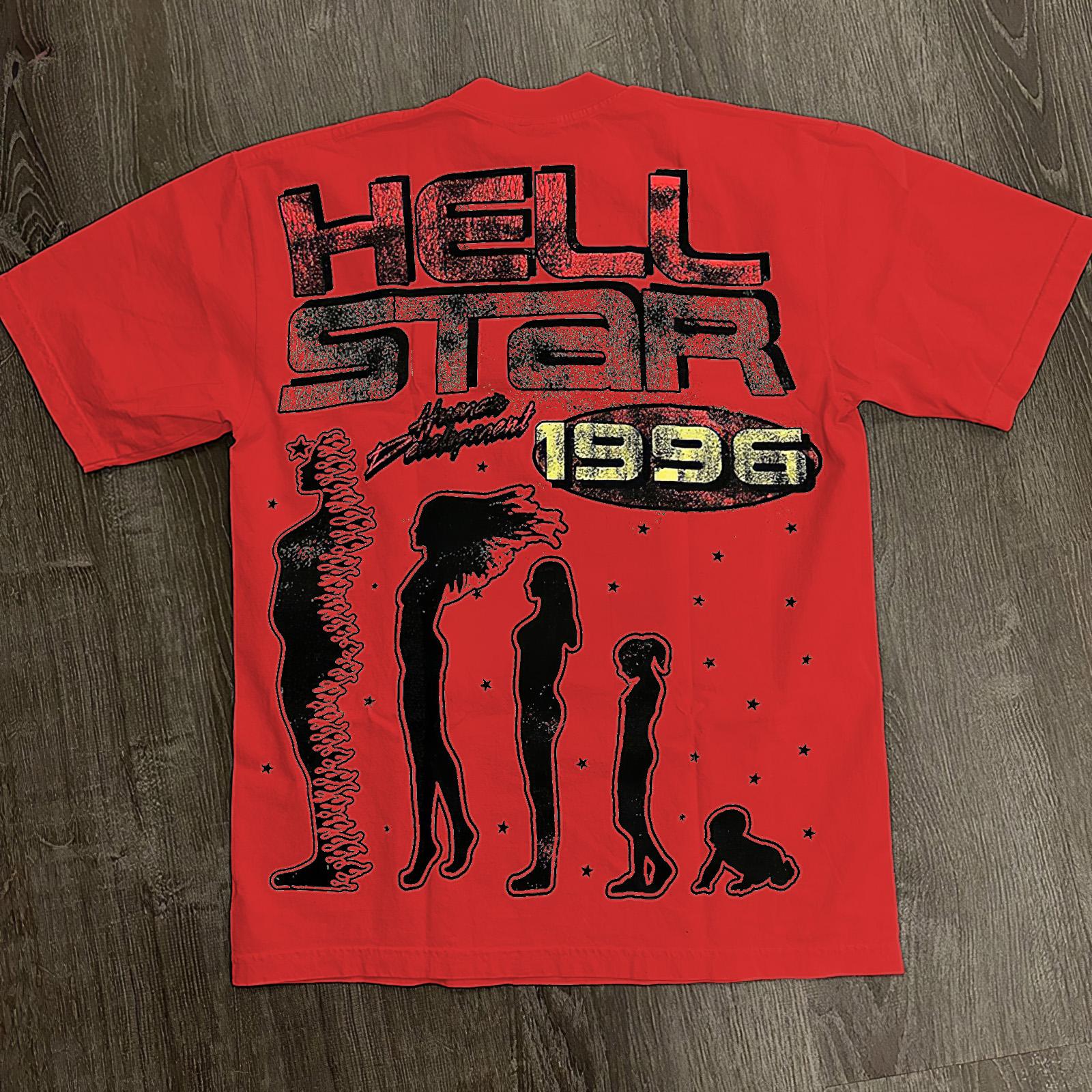 Y2k Vintage Hellstar 1996 Graphic Cotton T-Shirt Product Image