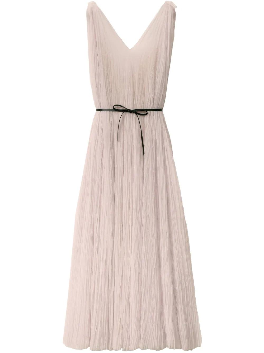 tie-fastening midi dress Product Image