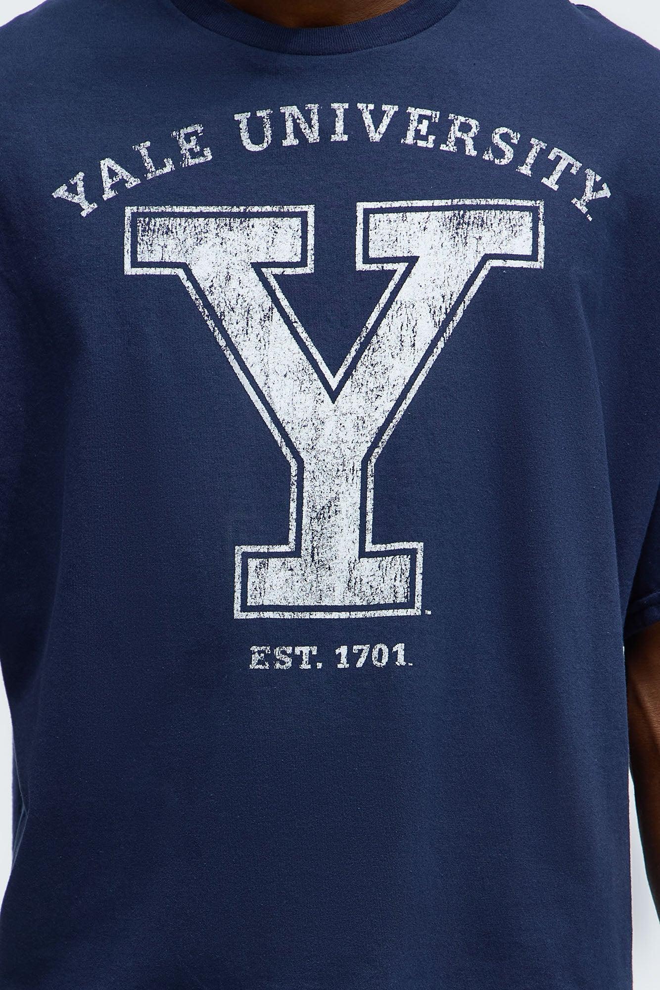 Yale University Oversized Short Sleeve Tee - Navy Product Image
