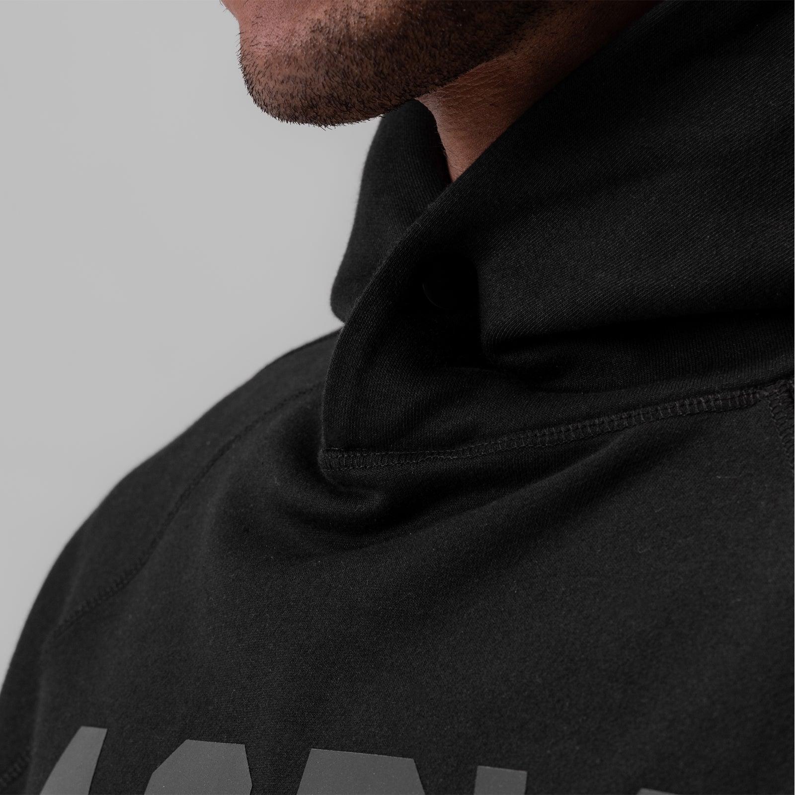 0905. Tech-Terry™ Weather-Ready Training Hoodie - Black "ASRV" Product Image