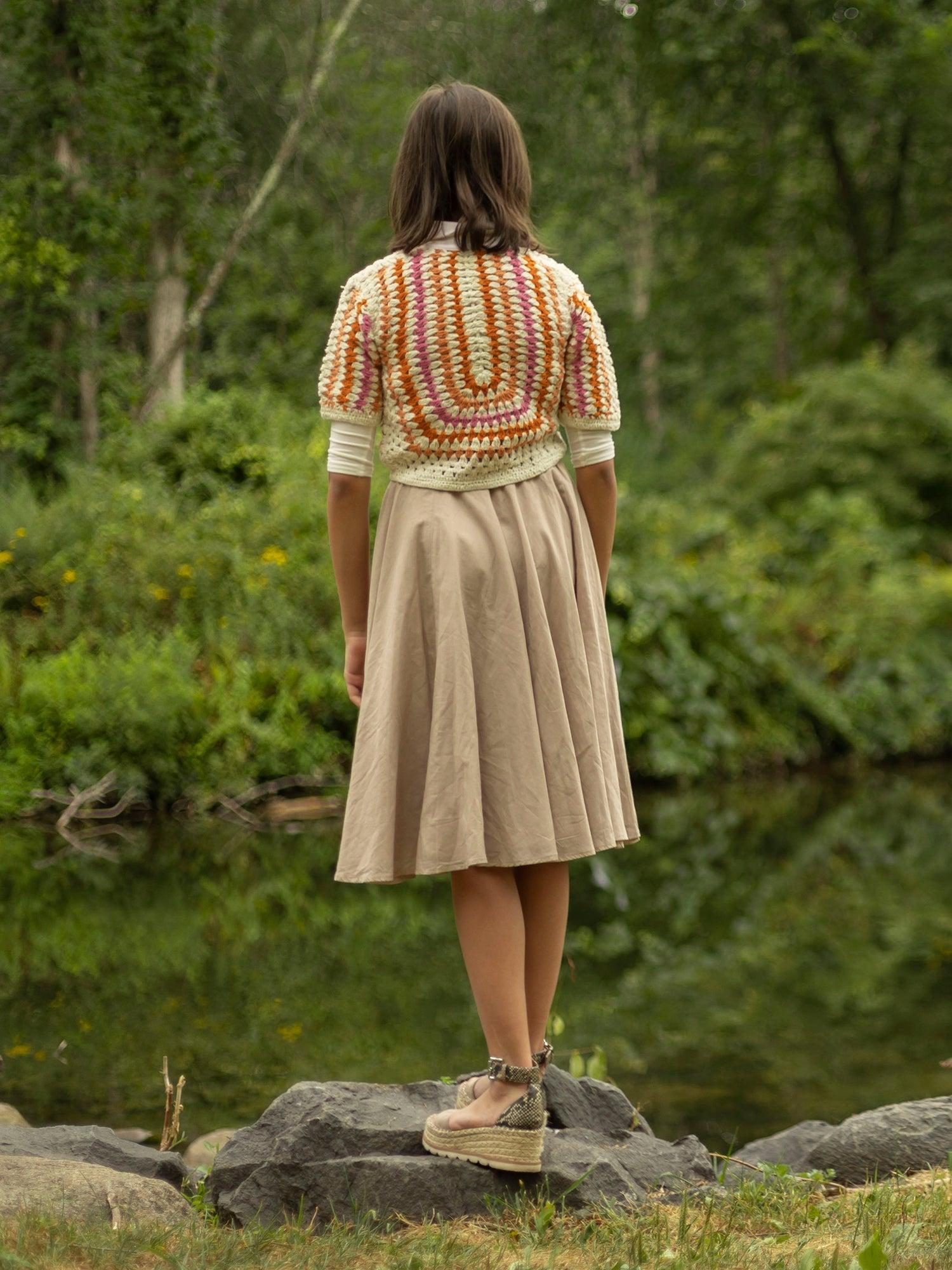 Miss Issippi Multicolor Crochet Cardigan Product Image