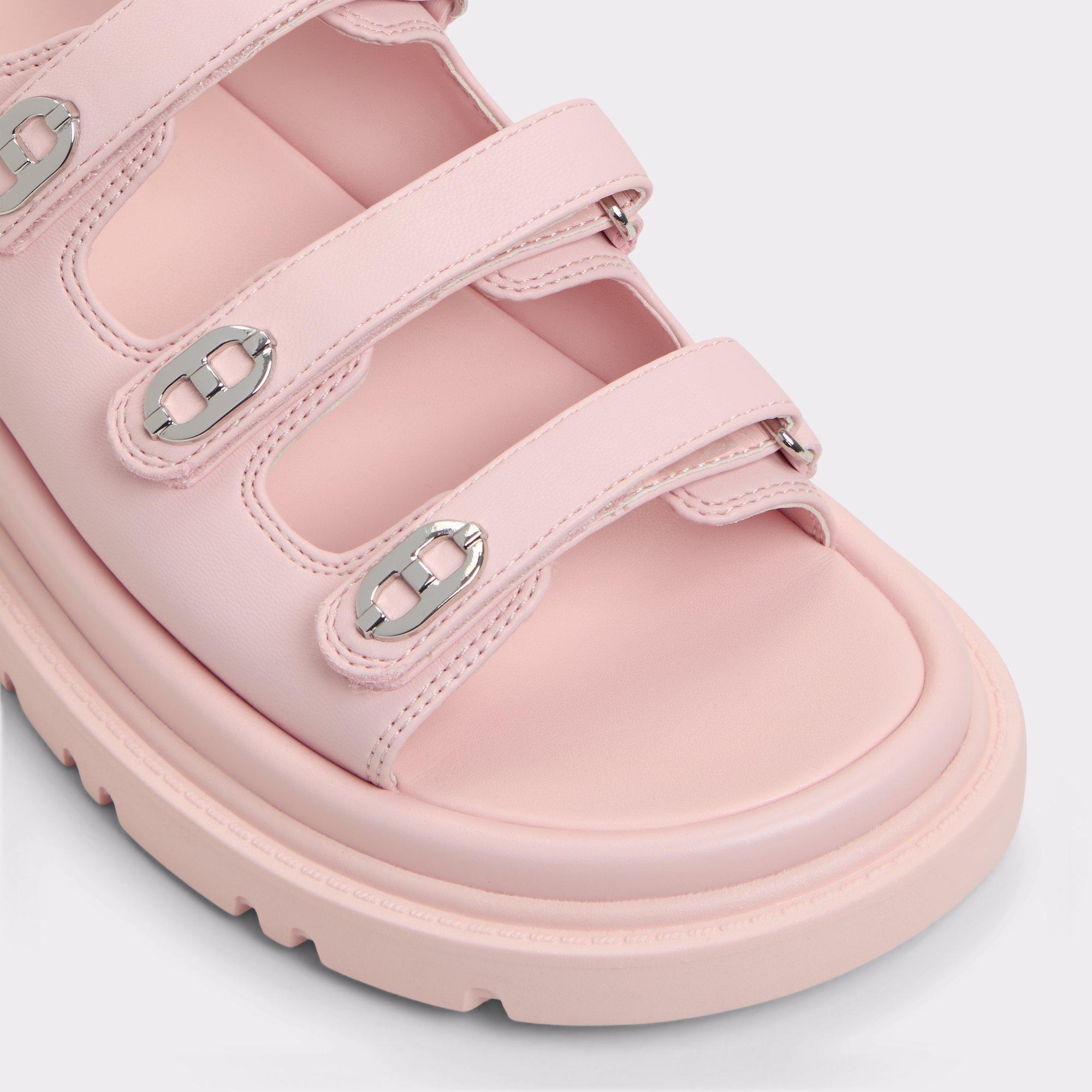 Halendar Light Pink Women's Footbed sandals | ALDO US Product Image