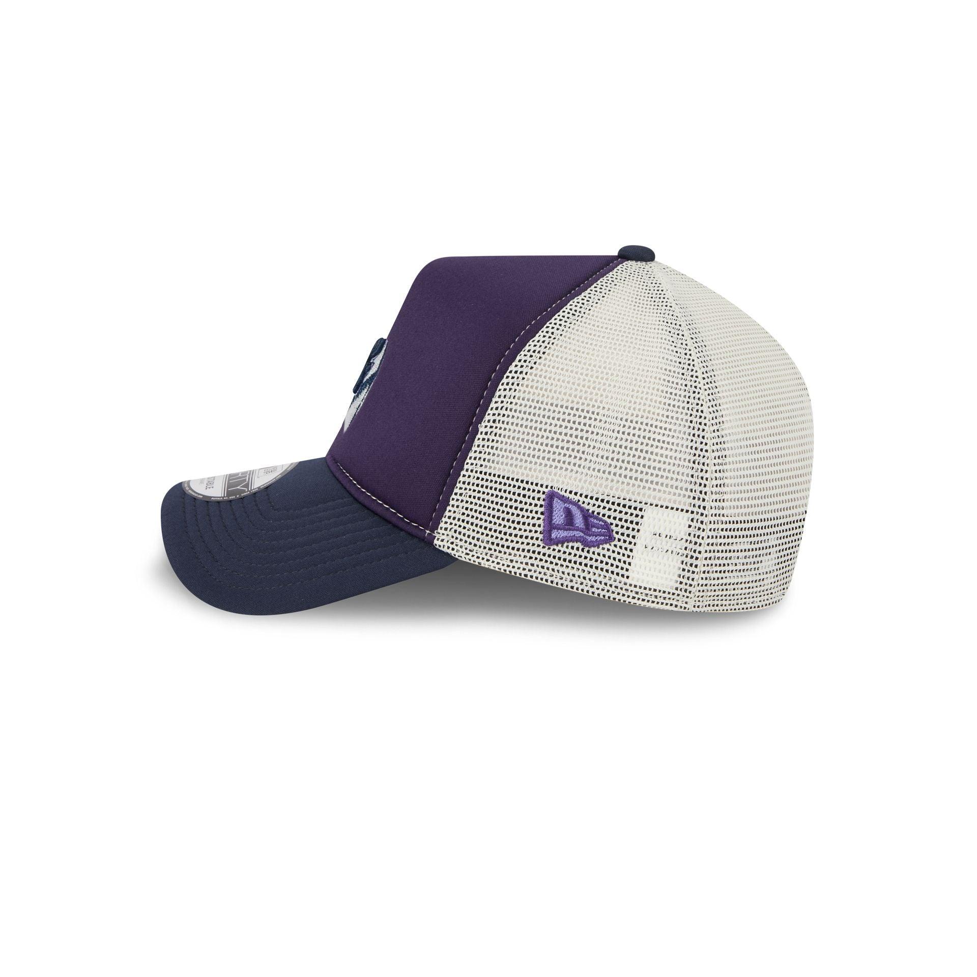 Arizona Diamondbacks Navy Purple 9FORTY A-Frame Trucker Hat Male Product Image