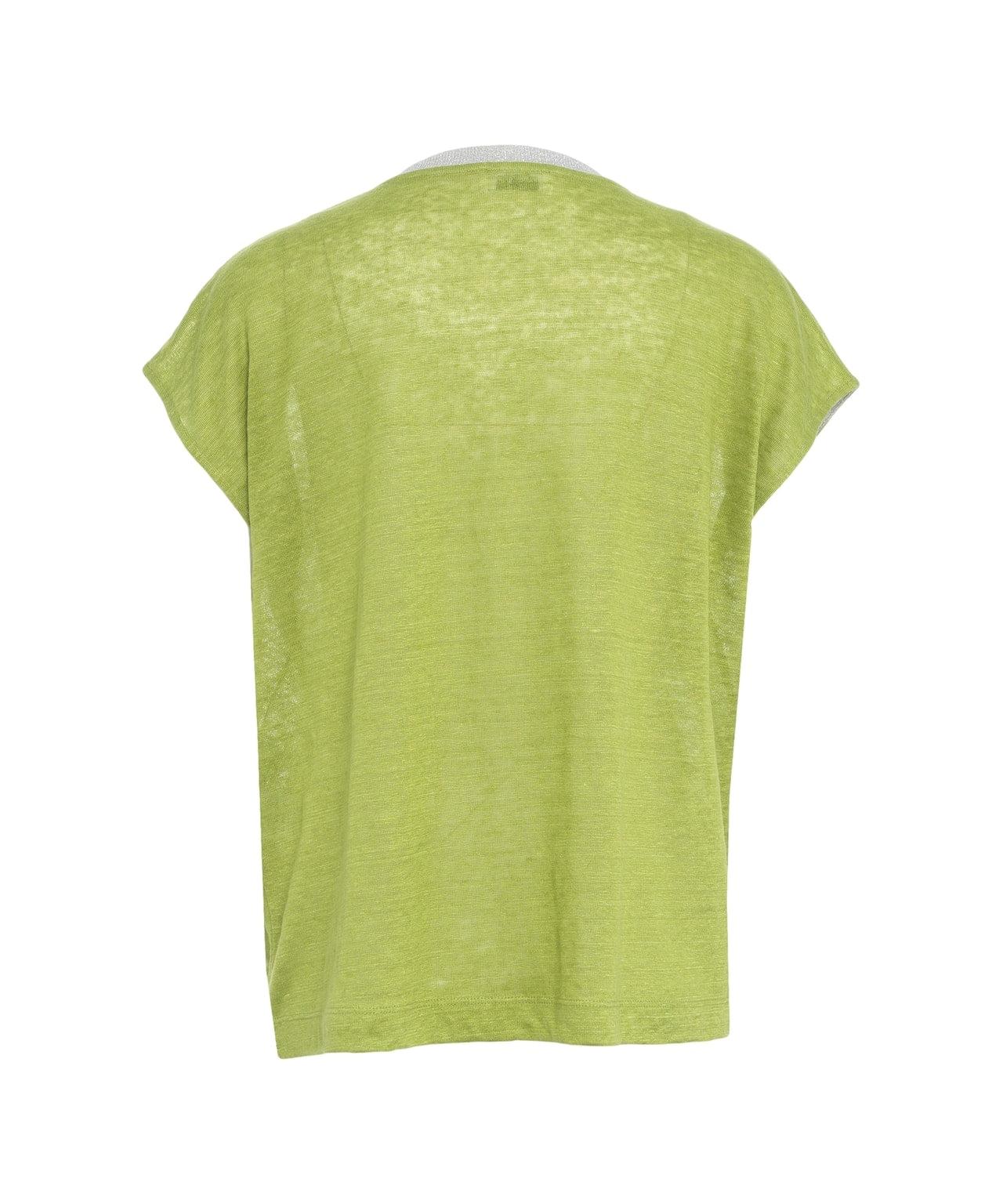 Short sleeve linen sweater Product Image