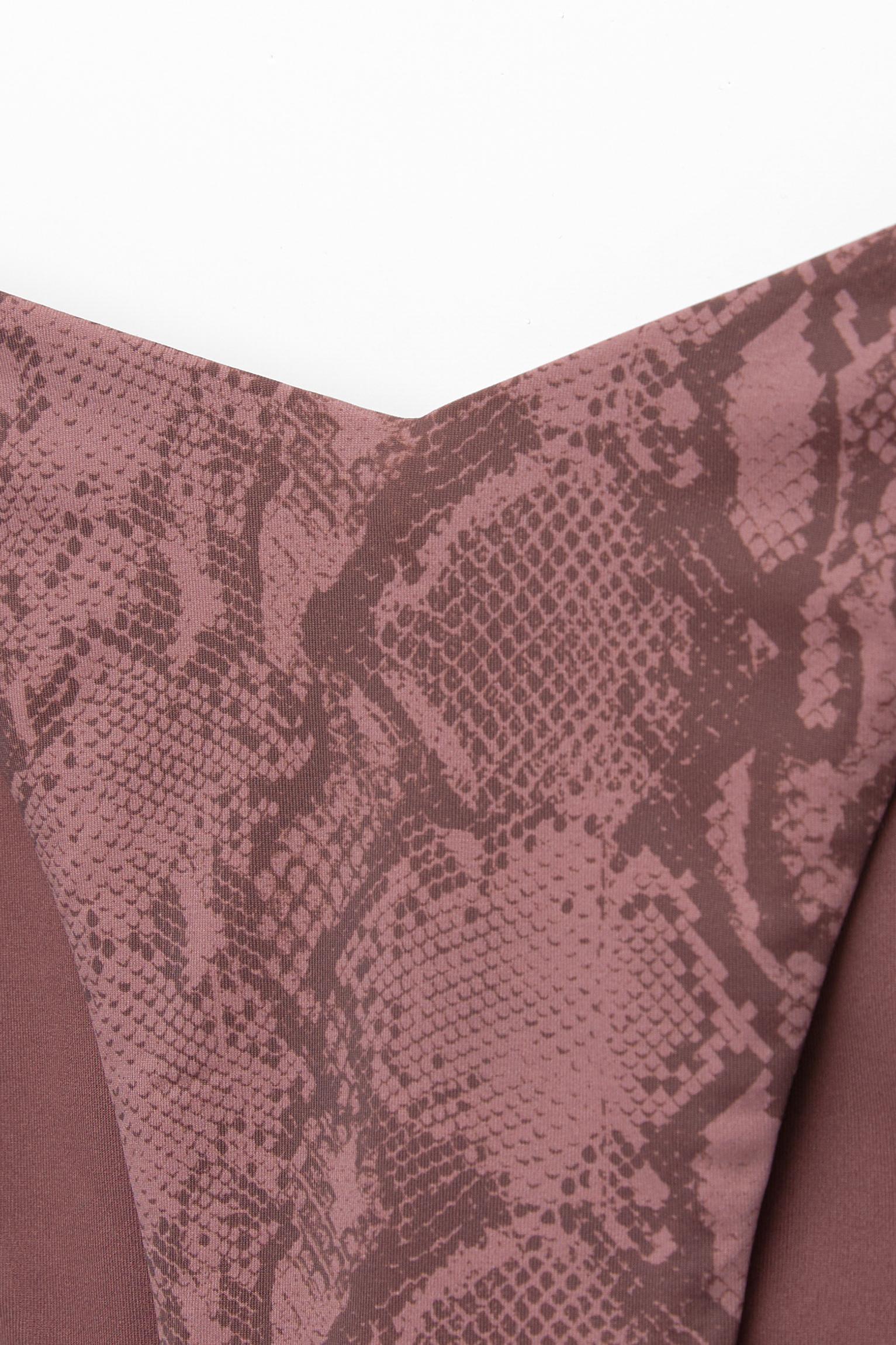 Snakeskin print bikini bottoms Product Image