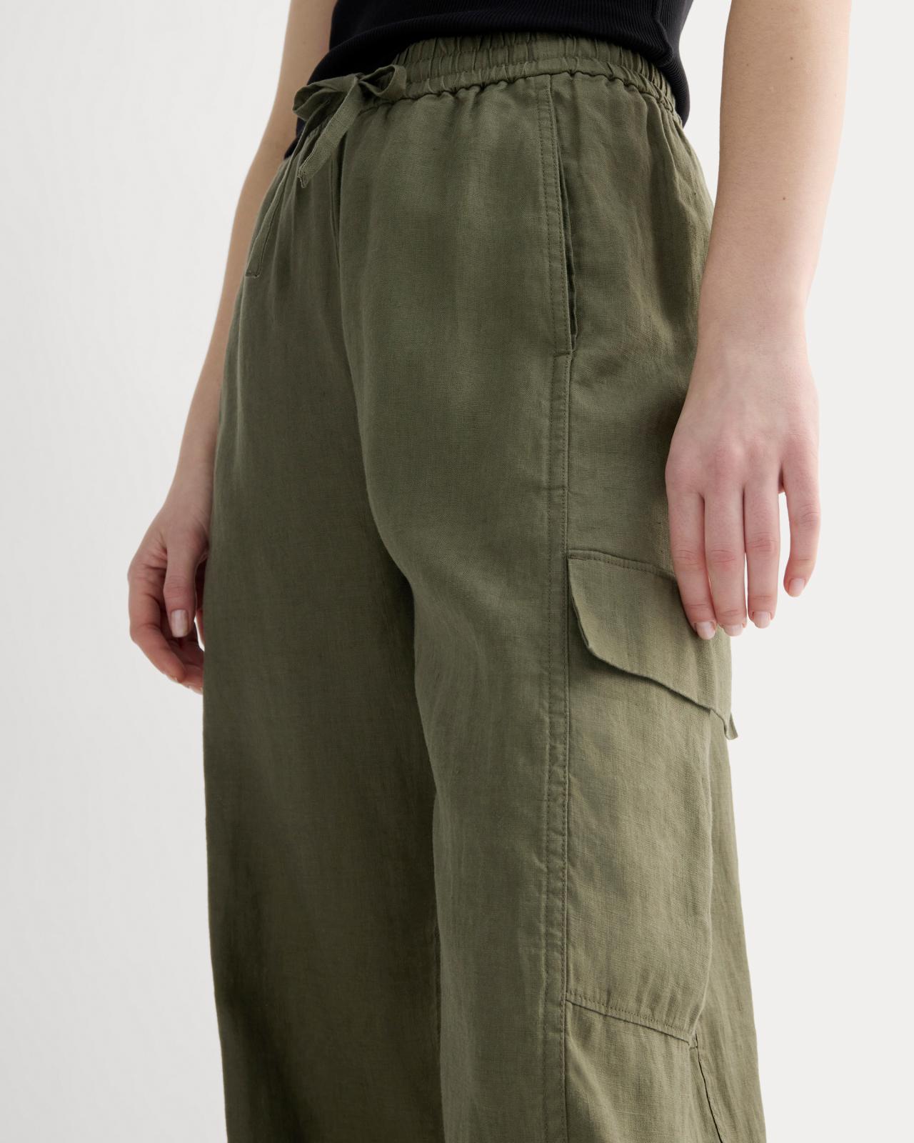 Womens Cargo Curve Pant in Linen by Everlane Product Image