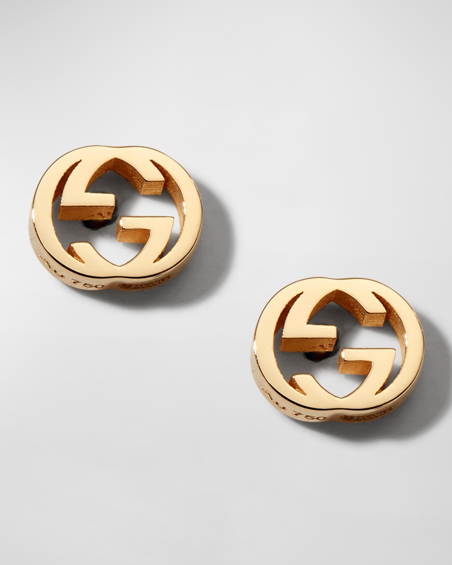 Interlocking-G Stud Earrings in Yellow Gold Product Image