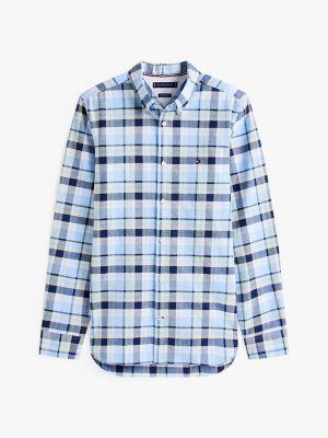 Slim Fit Plaid Oxford Stretch Shirt Product Image