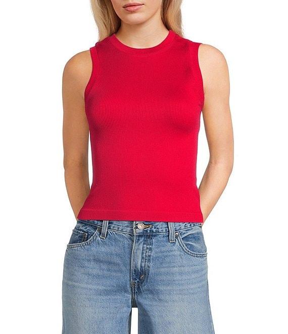 Moa Moa Seamless Rib Tank Top Product Image