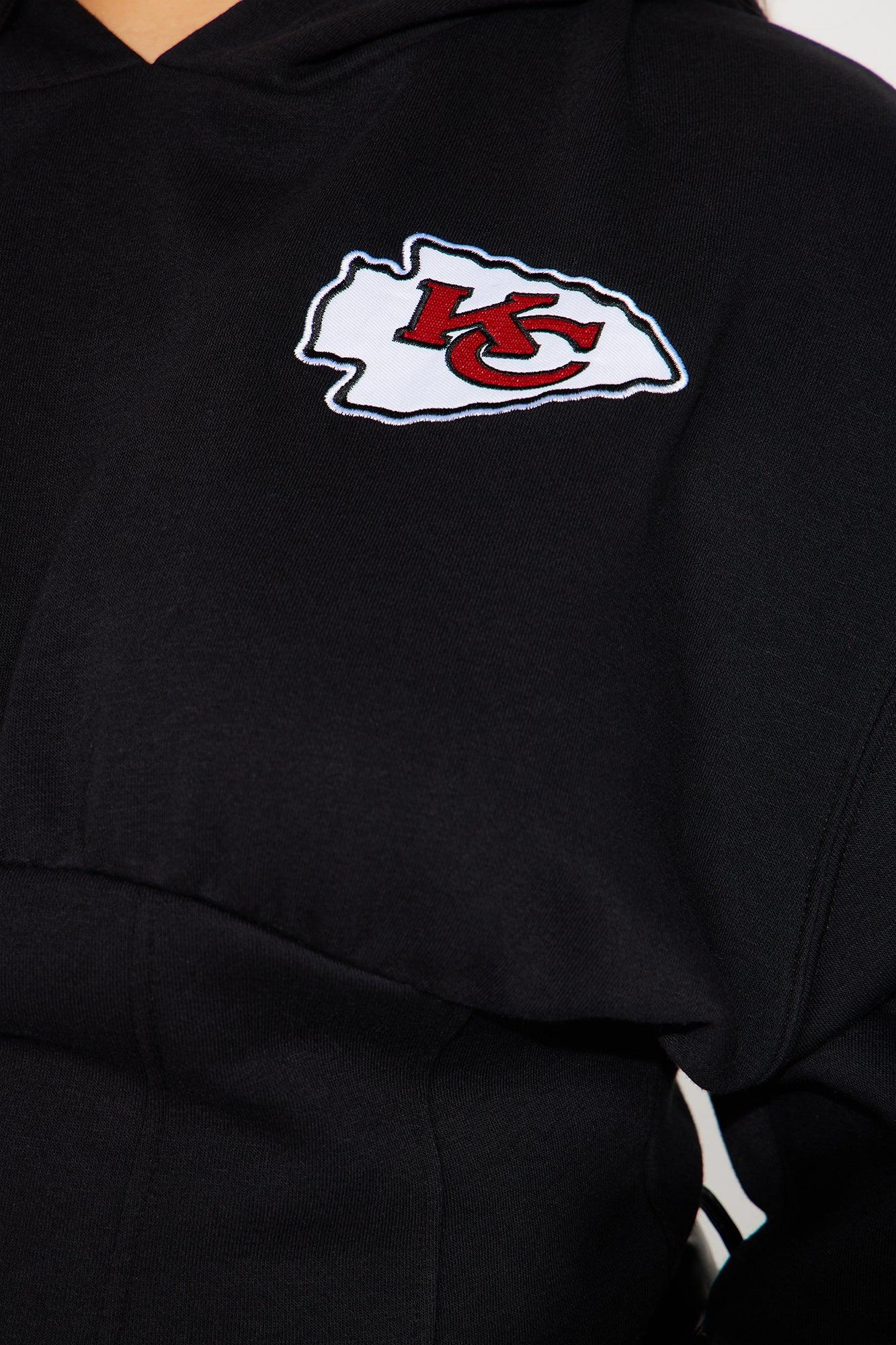 Kansas City Chiefs Corset Hoodie - Black Female Product Image