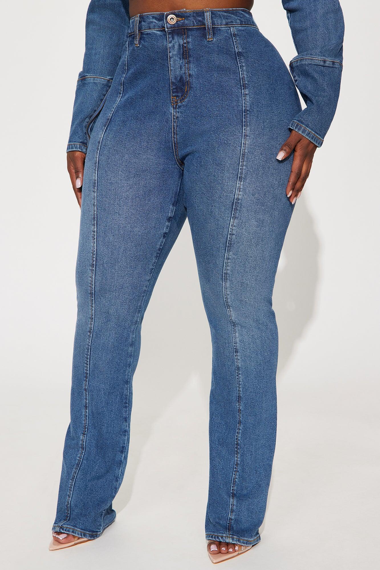 Tagging Along Stretch Bootcut Jeans - Medium Wash Product Image