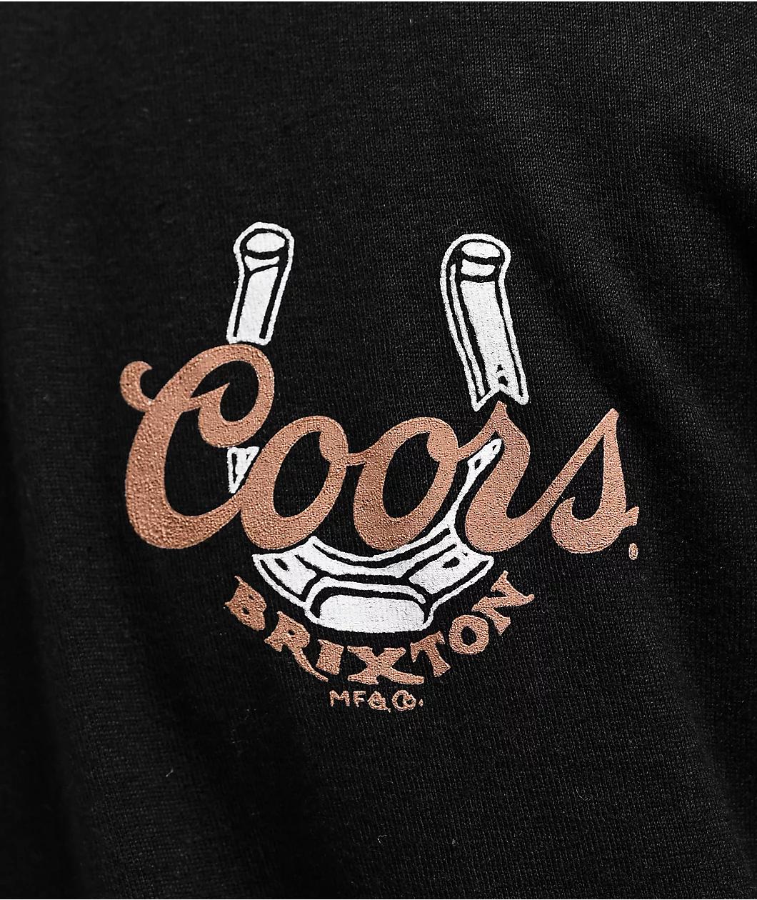 Brixton x Coors Luck Black T-Shirt Product Image
