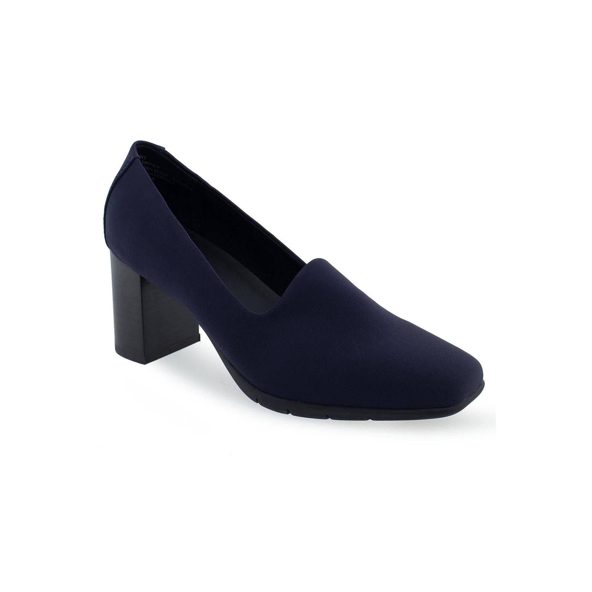 Aerosoles Midnight Women's Dress Pumps, Size: 10.5 Wide, Blue Stretch Product Image