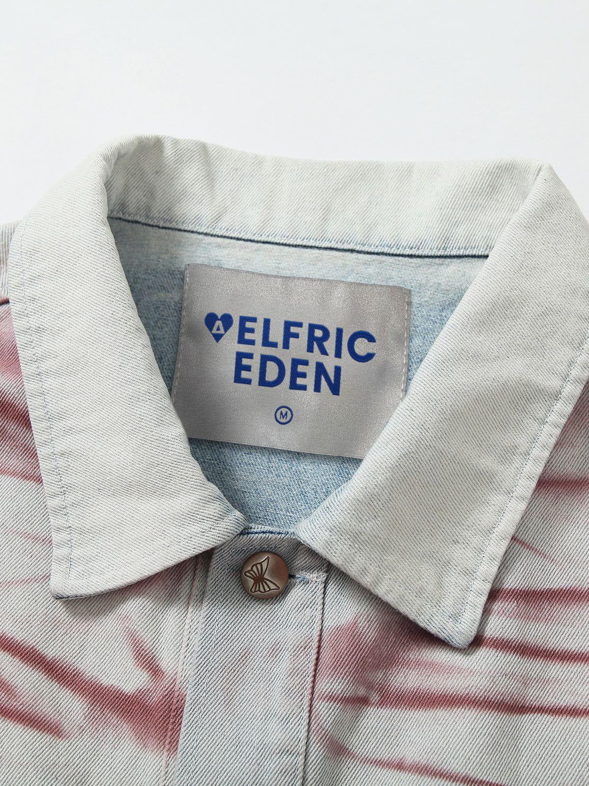 Aelfric Eden Graphic Denim Jacket Product Image