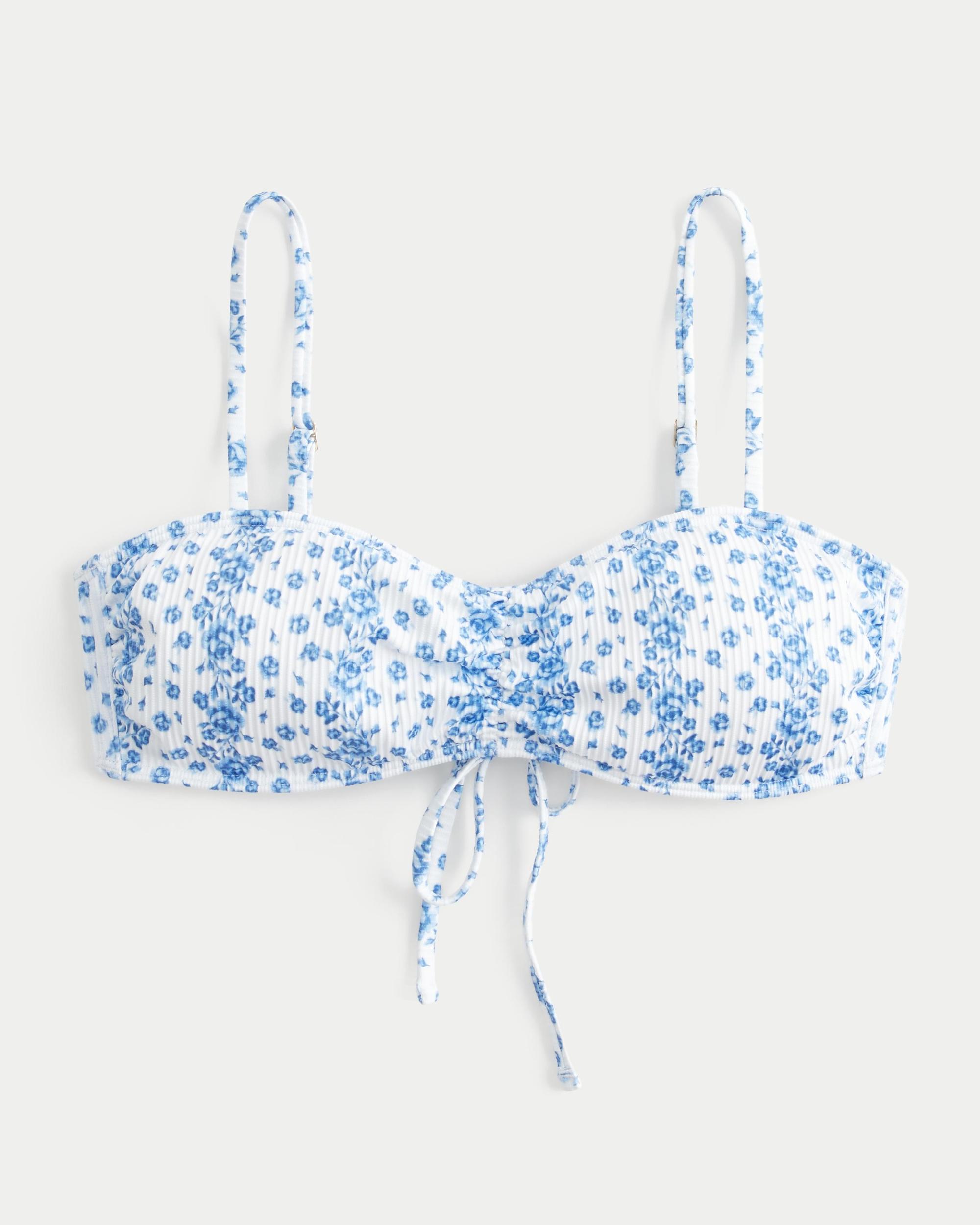 Ribbed Scoop Bikini Top Product Image