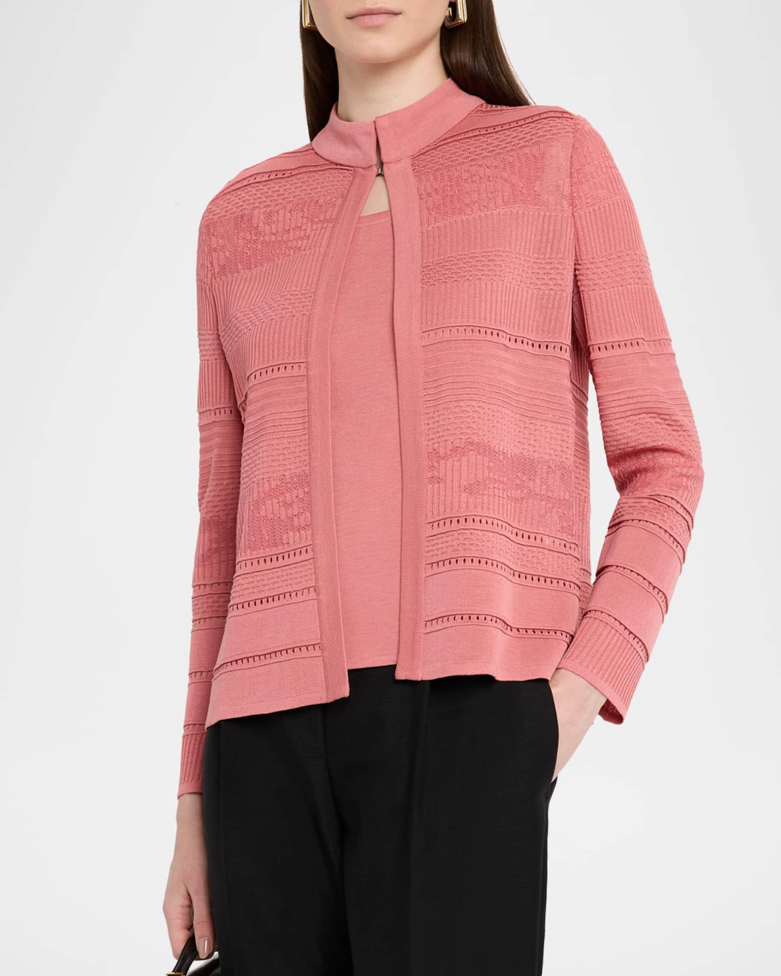 Heritage Multi-Stitch Tonal Knit Jacket Product Image