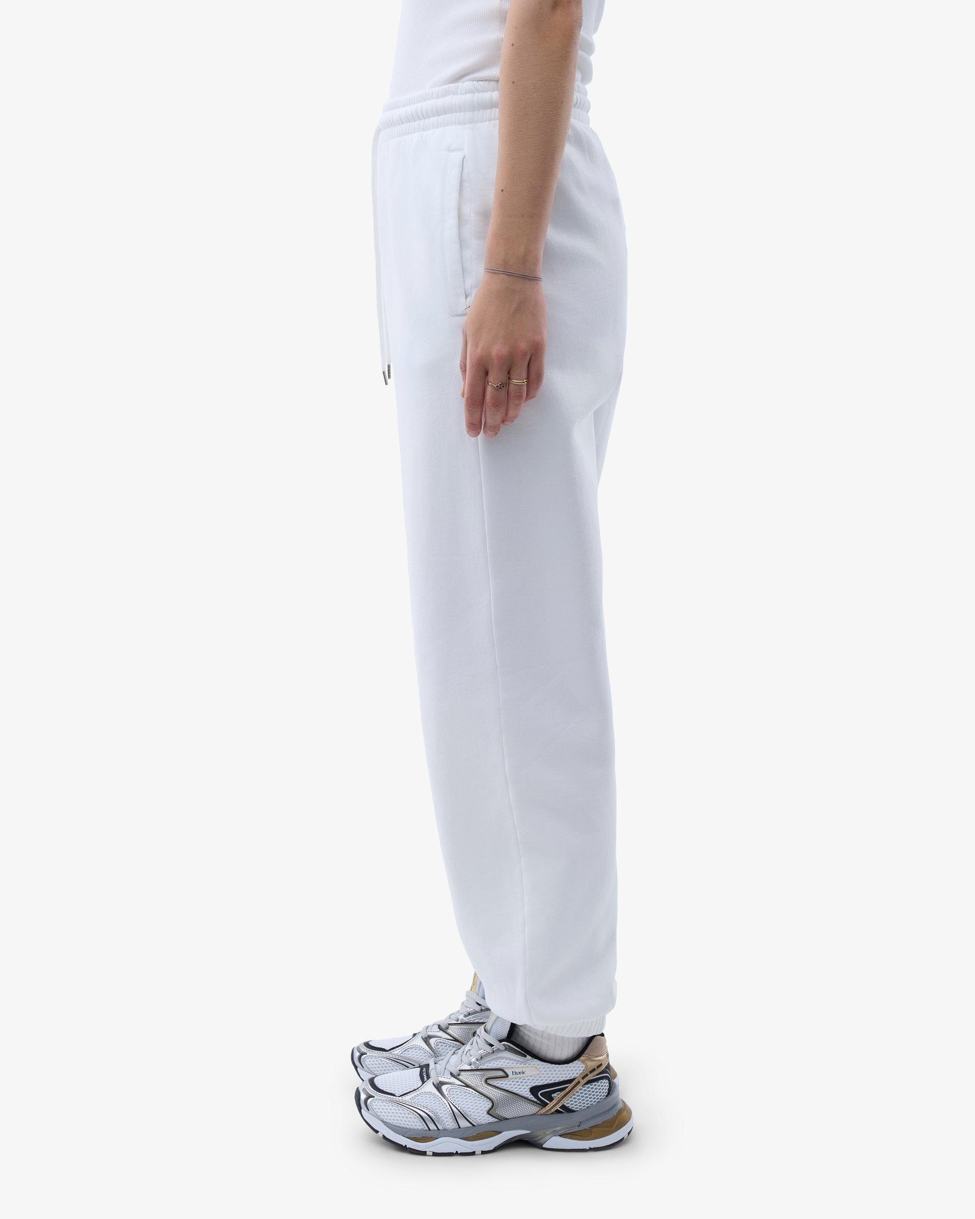 Organic Relaxed Sweatpants - Optical White Product Image