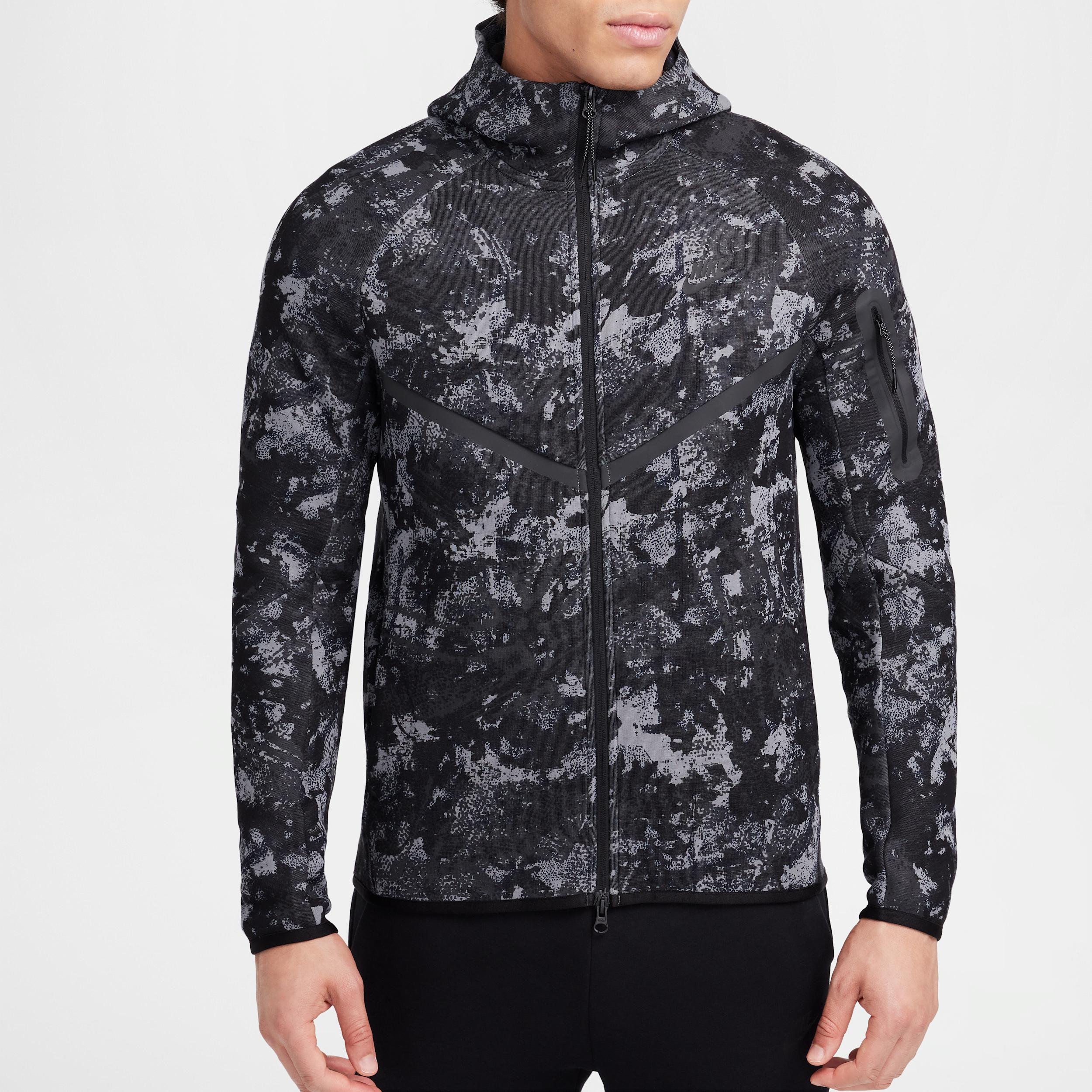 Nike Mens Tech Windrunner Fleece Full-Zip Hoodie | HV5055-060 Product Image